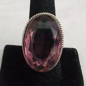 38 Carat Amethyst Ring. Size 6.75
